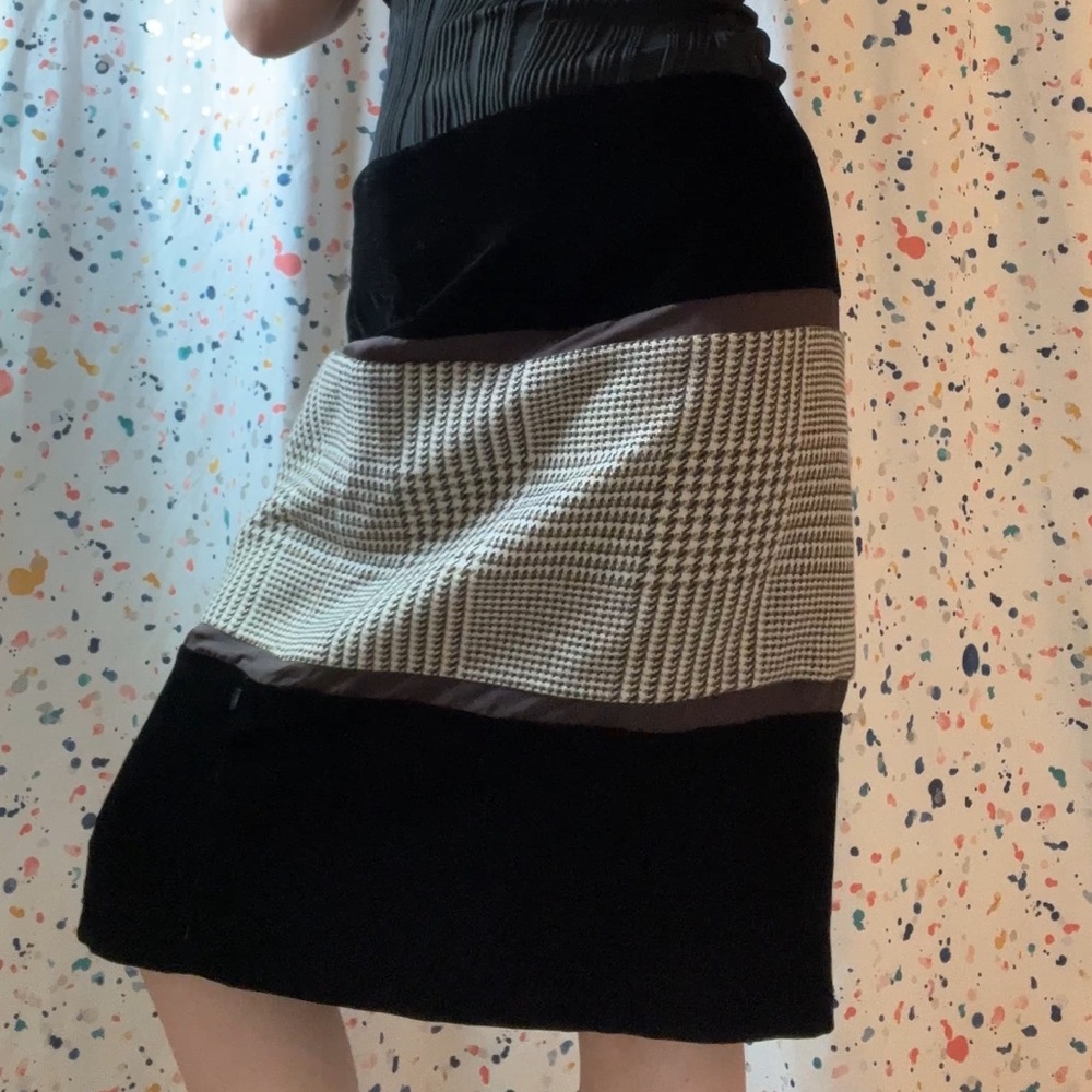 Etcetera Black and White Pencil Skirt Mini Work